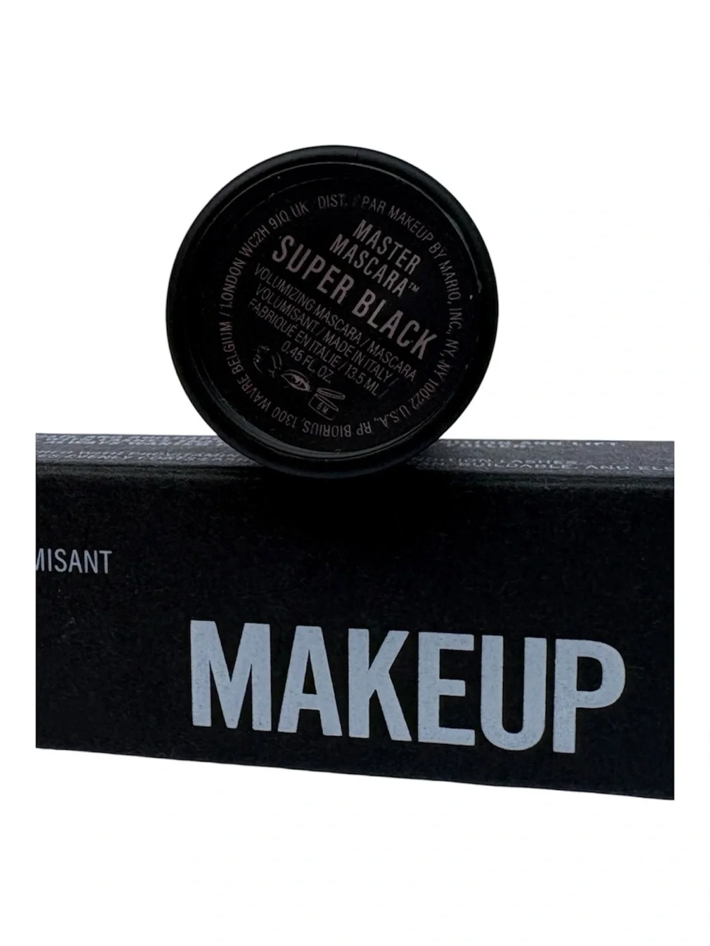MAKEUP BY MARIO Volumizing Master Mascara in Super Black Full Size NIB